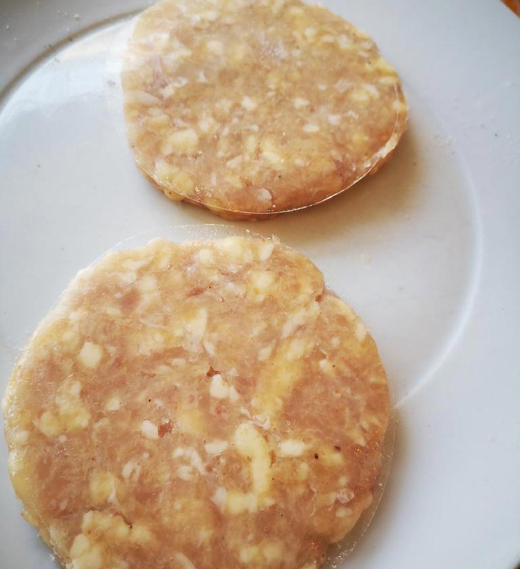 Hambúrgueres de Frango com Queijo